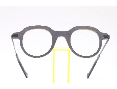 Lunettes de vue mixte CLEMENT LUNETIER EUGENE CHENE CENDRE – Valenciennes