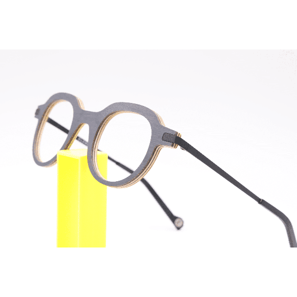 Lunettes de vue mixte CLEMENT LUNETIER EUGENE CHENE CENDRE – Valenciennes