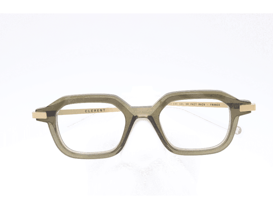 Lunettes de vue mixte CLEMENT LUNETIER GABIN KAKI