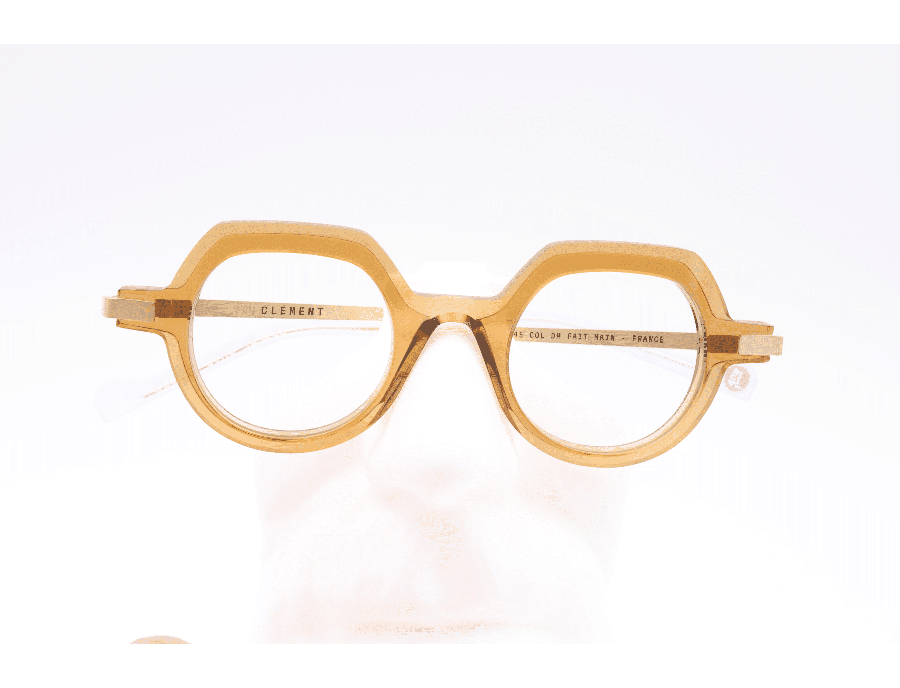Lunettes de vue mixte CLEMENT LUNETIER ELOISE MARRON