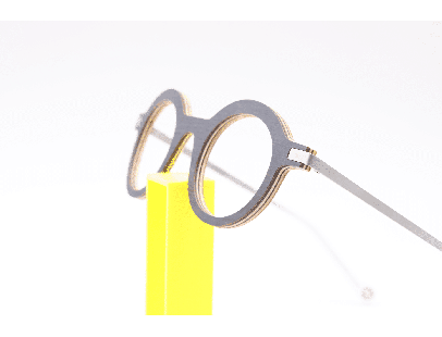 Lunettes de vue mixte CLEMENT LUNETIER ARSENE CHENE CENDRE