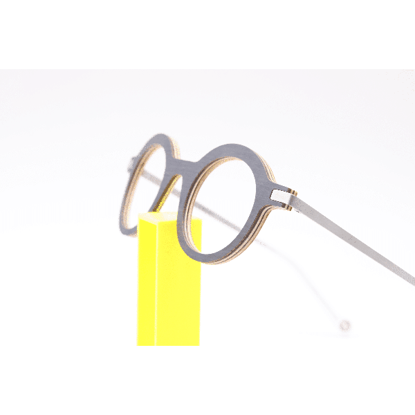 Lunettes de vue mixte CLEMENT LUNETIER ARSENE CHENE CENDRE – Valenciennes