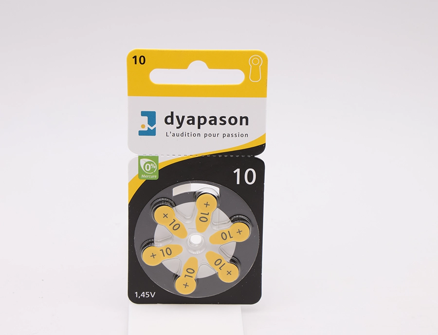 Piles DYAPASON 10 X6 RAYOVAC X6 (DYA)