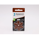 Piles DYAPASON 312 X6 RAYOVAC X6 (DYA)